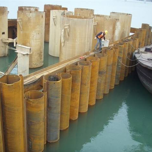 酒泉钢护筒现场安装